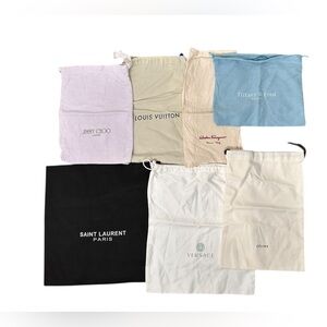 Designer Brand dust bags Collection bundle of 7